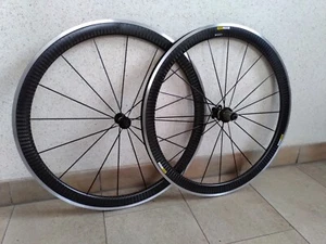 Set ruote Mavic Cosmic Pro Carbon Shimano 9/10/11 scomparti bici da corsa 28" carbonio - Foto 1 di 7
