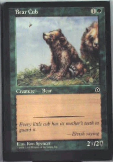 Bear Cub - Portal Second Age: #123, Magic: The Gathering Nm R110 - Image 1 of 1