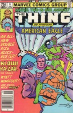 Marvel Two-In-One (1974) Annual #   6 Newsstand (4.0-VG) 1st American Eagle P...