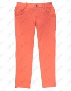 NWT Gymboree Girls Cropped Ponte Pull-On Pants Cherry Blossom Orange Size 5 - Picture 1 of 2