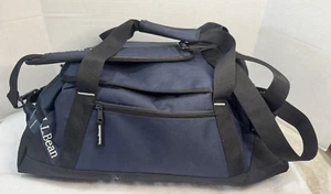 LL Bean Adventure Duffle Medium 40L Blue Travel Gym Lightly Used! - Picture 1 of 7