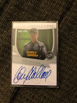 2012 Press Pass FanFare Autographs SILVER Kenny Wallace 273/299 MUST SEE! BV$$$ - Image 1 of 3