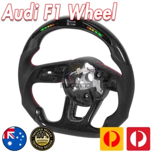 Carbon Fiber steering wheel For Audi 2017-2021 A1 S1 A3 A4 A5 S3 S4 S5 Q5 SQ5 Q2 - Picture 1 of 4