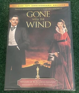 Gone With the Wind (DVD, 2009, 2-Disc Set, 70th Anniversary Edition)  New Sealed - Imagen 1 de 2