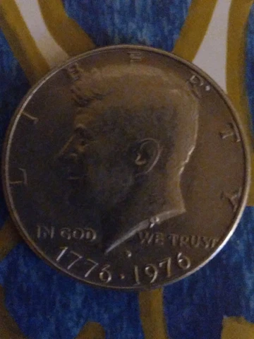1776-1976 john f kennedy bicentennial half dollar Cover