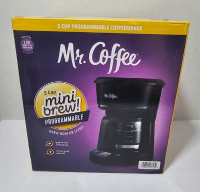 New Mr. Coffee 5-Cup Programmable Coffemaker - Image 1 of 3