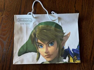 Nintendo New York Store The Legend of Zelda Paper Shopping Bag Link World NY - Picture 1 of 1
