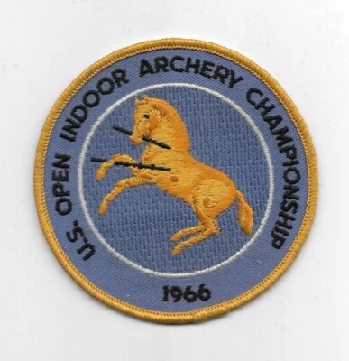 Vintage Colt Archery 1966 US Open Indoor Archery Patch Excellent - Image 1 of 2