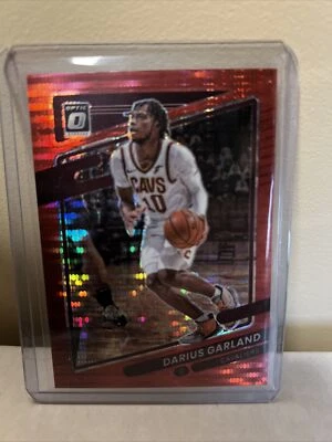 2021-22 Panini - Donruss Optic Basketball Darius Garland Red Prizm Pulsar Cavs - Image 1 of 2