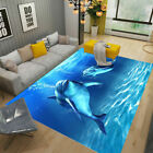 Deep Sea Dolphin Home Area Rug Carpet Small/Large Ocean Bath Floor Mat Doormat *