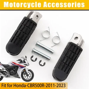 New Front Footrest Foot pegs Fit For HONDA CBR500 CBR500R 2013-2017 2014 2015 16 - Picture 1 of 9
