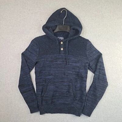 Suéter tejido con capucha pequeño American Rag para mujer manga larga pulóver camisa grunge Foto 1 de 4