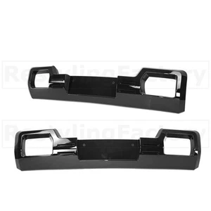 14-15 GMC Sierra 1500 Denali Style Black Front Bumper Skid Plate Overlay Cover - Picture 1 of 1