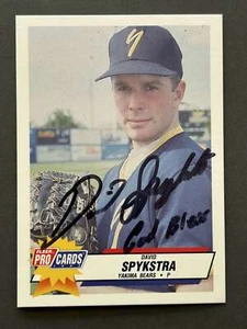 David Spykstra Autograph Signed 1993 Fleer ProCards Yakima Bears - Picture 1 of 1