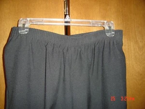 Neu ohne Etikett Allison Daly schwarz 100 % Poly Überziehhose Größe 14R 10,00 wirklich schön - Bild 1 von 2