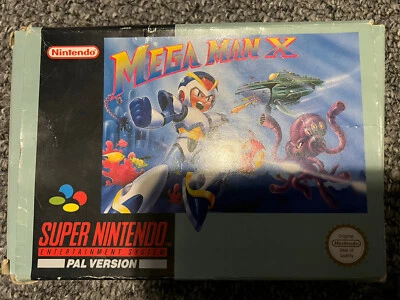 MEGA MAN X SNES. UK PAL Mega Man X For Super Nintendo, Rare. - Image 1 of 4