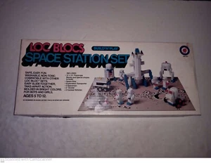 Loc Blocs Estación Espacial Set ENTEX No. 1079 Vintage 1979 ***LEER*** - Imagen 1 de 3