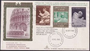 VATICAN #008 SPECIAL COVER POPE PAUL VI EUCHARISTIC CONGRESS - Picture 1 of 1