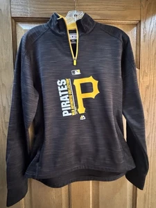 Pittsburgh Pirates MLB Majestic Therma Base Sudadera Talla S Béisbol Mujeres - Imagen 1 de 5