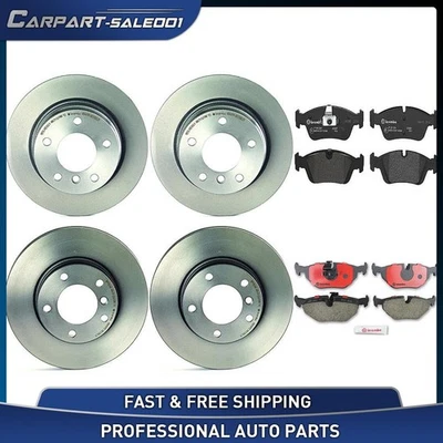 Juego de pastillas de freno de disco delanteras traseras rotor de freno de disco para BMW 323is 1998-1999 Foto 1 de 4