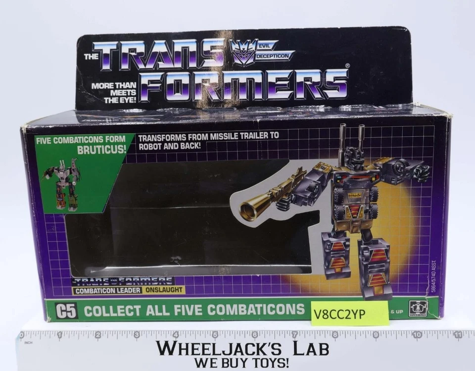 Onslaught EMPTY BOX 1986 Vintage Hasbro G1 Transformers Action Figure - Image 1 of 4