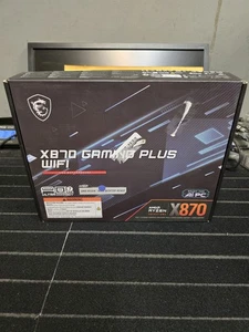 MSI X870 GAMING PLUS WIFI AM5 AMD X870 SATA 6Gb/s ATX Motherboard [1 PIN BENT] - Picture 1 of 16