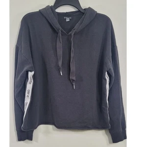 Sudadera con Capucha Aerie Para Mujer Grande Gris y Blanco Informal Athleisure Deportiva Clásica Sudadera con Capucha  - Imagen 1 de 10