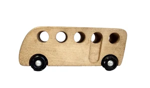 Vintage Creative Playthings Wood Bus Made in Finland - Picture 1 of 4
