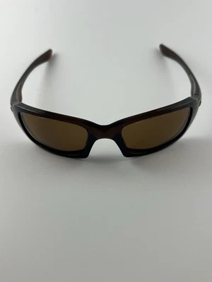 Marco Oakley Fives Cuadrado Pulido Cerveza de Raíz Bronce Polarizado Dorado Iconos RARO Foto 1 de 4