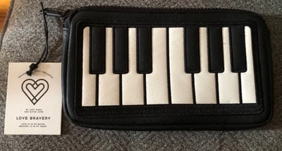 Love Bravery Lady Gaga Elton John Exclusive  PIANO KEYS CLUTCH PURSE NWT - Image 1 of 4