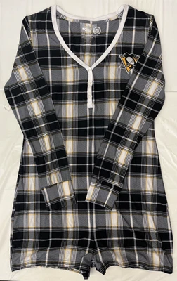 NHL Pittsburgh Penguins Women's Medium Concepts Sport Romper Sleepwear - Image 1 of 3