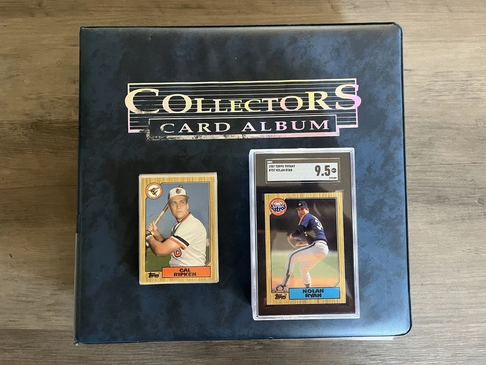 1987 Topps Tiffany Complete Set in binder with SGC Graded Stars. (4) MINT 9.5’s  - Image 1 of 4