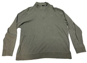 Vineyard Vines 1/4 Zip Long Sleeve Pullover Mens XXL Gray Pima Cotton Soft - Picture 1 of 7