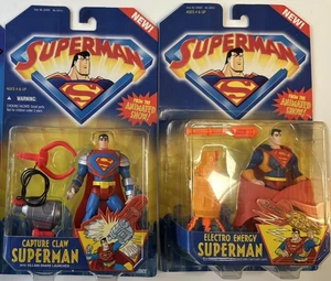 2er Set SUPERMAN Capture Claw und Electro Energy SUPERMAN KENNER 1998 (1B) - Bild 1 von 5