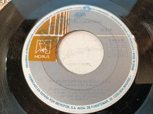 La Canastera El Bitifu (1991 Horus Spain) - Single Vinilo 7" VG/VG+ - Imagen 1 de 3