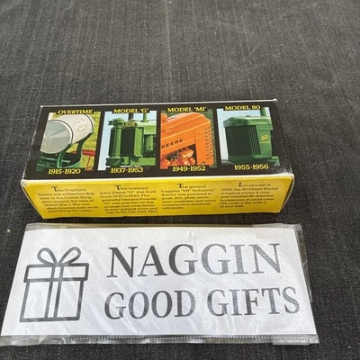 Tractor John Deere Vintage 1/64 Diecast Set Ertl Overtime G MI 80 Nuevo Sellado Foto 1 de 4