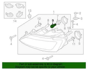 NEW OEM Genuine 2008-2016 Volkswagen JETTA Run Lamp Bulb N-017-732-8 - Picture 1 of 4