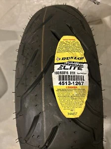 Dunlop American Elite Rear Tire 180 65 16 180/65B16 81H Bias. Read Description!! - Foto 1 di 3
