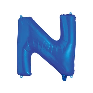 Royal Blue N Alphabet Foil Balloon 86cm Birthday Party Decor Supplies AUS Stock - Picture 1 of 2