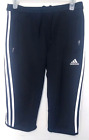 Adidas Climacool Black Workout Pants Inseam 17" Cropped Pants Womens Size Small