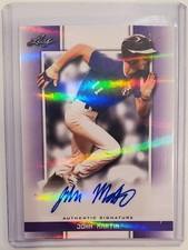 2019 Leaf Perfect Game National Showcase John Martin Autograph RC 1/1 Auto