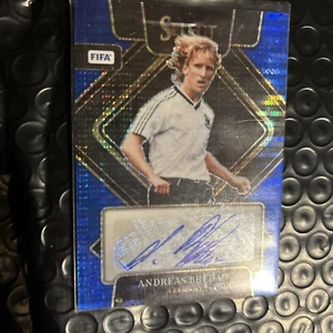 22-23 Panini Select Andreas Brehme Blue Pulsar Auto S-AB - Picture 1 of 2