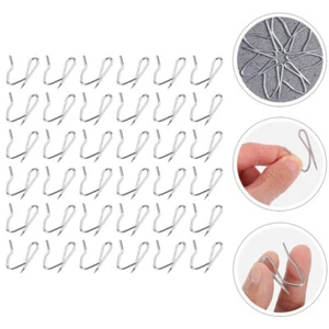 58 Pcs Curtain Hook Accessories Heavy Duty Metal Drapery Hooks Pin - Picture 1 of 12