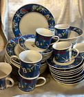 Coca-Cola Stoneware Laughing Snowman Set of 8 Platter & Large Bowl 7 Mugs Dinner Only $175.99 on eBay