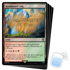 ROOTBOUND CRAG X4 Universes Beyond: Doctor Who Magic MTG MINT CARD