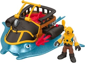 Fisher-Price Imaginext Captain Nemo and Stingray Toy - Picture 1 of 8