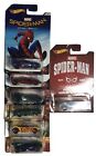 Hot Wheels 2017 Set Of (7) Spider-Man Home Coming Wal Mart Exclusive CHASE Car b