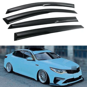 For 2016-2020 Kia Optima K5 Wavy Mugen Style Window Visors Rain Guards-Deflector - Picture 1 of 6