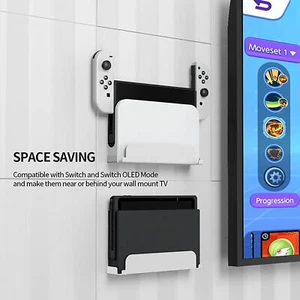 Wall Mount Stand Wall Storage Bracket Handle Hanger for Switch/Switch OLED - Picture 1 of 13