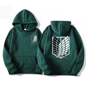 Japan Anime Attack on Titan Herren Hoodies Frühling Herbst Hip Hop Freizeit Pullover... - Bild 1 von 31